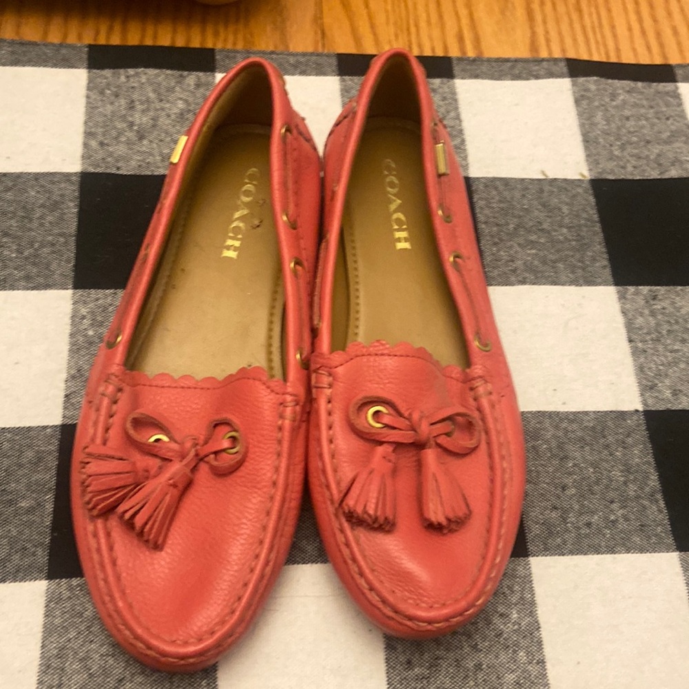 Coach slip ons